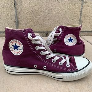 Purple High Top Converse All Star